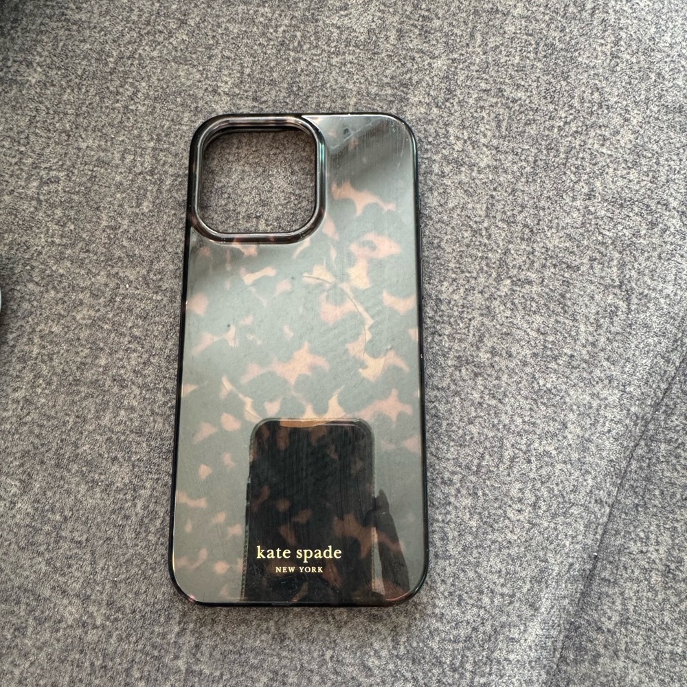 kate spade Tortoise Shell Phone Case iPhone 15 pro max